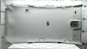 Обшивка потолка Toyota Prius V 12-16 серая, без люка, заломы, под химчистку, заломы, царапины