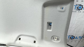 Обшивка потолка Toyota Prius V 12-16 серая, без люка, заломы, под химчистку, заломы, царапины