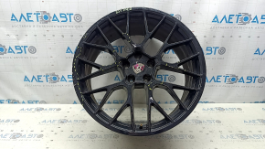 Комплект дисков R20 x 9J R20 x 10J Porsche Macan 15-18 черные, с колпачками, не оригинал, бордюрка