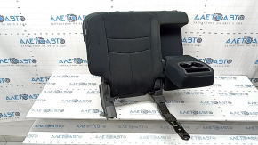 Spătarul scaunelor din spate, rândul 2, dreapta, Nissan Murano z52 19-23, stofă neagră (velour), pentru curățare