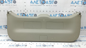 Ornamente portbagaj inferioare Toyota Prius V 12-17 bej, uzate, din plastic alb, pentru curățare