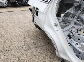 Четверть крыло задняя правая BMW X5 G05 19-26 на кузове, белая, замята