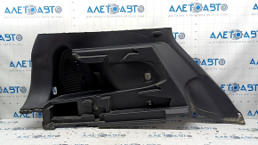 Ornamente arc stânga Nissan Rogue 17-20 negru sub 2 rânduri, zgârieturi cu strat protector