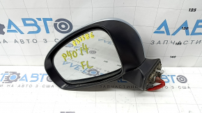 Зеркало боковое левое в сборе Toyota Prius V 12-14 5 пинов, голубое