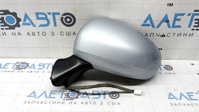 Зеркало боковое левое в сборе Toyota Prius V 12-14 5 пинов, голубое