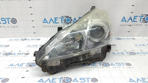 Фара передняя левая Toyota Prius V 12-14, дорест, галоген, под полировку
