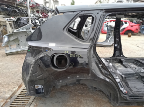 Четверть крыло задняя правая Nissan Rogue 21-26 на кузове, черная, тычки