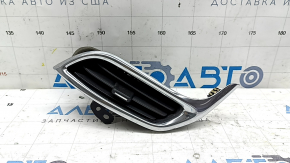 Deflector conductă de aer panou frontal centru stânga Chevrolet Equinox 18-24 negru