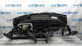 Торпедо передняя панель с AIRBAG Chevrolet Equinox 20-24 черная, царапины