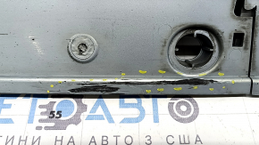 Порог левый Toyota Prius V 12-17 голубой, царапины, примят, надломан