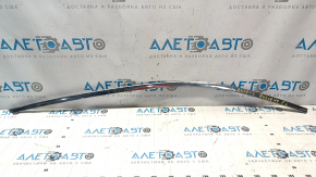 Bandă ușă stânga față superioară Nissan Rogue 14-20 cromată, zgârieturi, element de fixare lipsă, element de fixare rupt