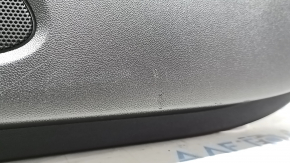Ornamente ușă față dreapta Chevrolet Equinox 18-24 negru, cotiera piele gri, gri zgârieturi