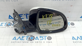 Oglindă laterală dreapta completă BMW X3 G01 18-22 5 pini, semnalizator, antiorbire automată, alb