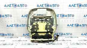 Tapițerie spătar scaun șofer BMW X3 G01 18-21, piele bej, încălzită, necesită curățare, lovituri, zgârieturi