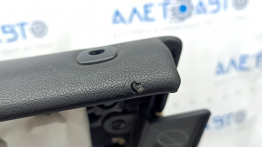 Ornamente ușă față stânga BMW X3 G01 18-21 piele bej, inserție piele bej, cusături gri, inserție lemn plop, cu mâner, cu nasturi, curățare chimică, rezistentă la zgârieturi