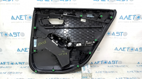 Обшивка двери карточка задняя левая Honda Accord 23-26 кожа черная, подлокотник кожа, царапина