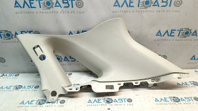 Ornament montant spate dreapta Ford Edge 15-24 bej, zgârieturi