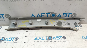 Ornament stâlp față dreapta VW Jetta 11-18 USA sub difuzor, gri, pentru curățare chimică, suport defect