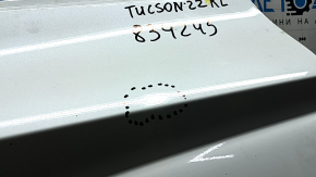Дверь голая задняя левая Hyundai Tucson 22-26 Korea, белый TW3, вмятины