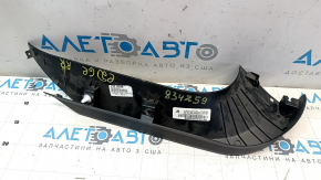 Обшивка двери багажника правая Ford Edge 15-24 черная, побелел пластик, потертости