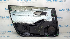 Placă ușă față dreapta Honda Accord 23-24 piele neagră, cotiera piele, inserție piele neagră