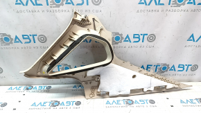 Накладка задней стойки верхняя правая VW Passat b7 12-15 USA бежевая, тип 2