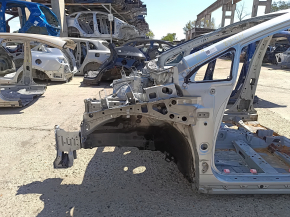 Четверть передняя левая Toyota Prius V 12-17 на кузове, голубая