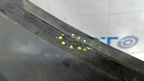 Губа переднего бампера Hyundai Tucson 22-24 структура, царапины, потерта, трещина
