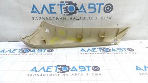 Обшивка двери багажника левая Lexus RX350 RX450h 10-15 бежевая, потерта, вмятина, тычка