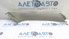 Обшивка двери багажника ткань левая Lexus RX300 RX330 RX350 RX400h 04-09 серая, царапины, тычка