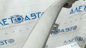 Накладка переднего бампера центральная Hyundai Tucson 22-24 структура серая, царапины, потерта