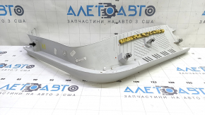 Обшивка двери багажника правая Fiat 500L 14-19 серая, без заглушки, царапины, надломано крепление