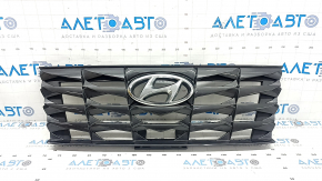Решетка радиатора grill в сборе Hyundai Tucson 22-26 без камеры, песок, надломано крепление