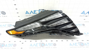 Дневной ходовой огонь DRL в сборе правый Hyundai Tucson 22-26 LED, серый, надломано крепление, песок