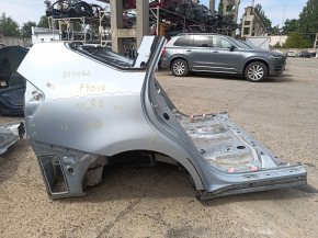 Aripă spate dreapta Toyota Prius V 12-17 pe caroserie, albastră