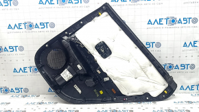 Ornamente ușă spate stânga Hyundai Tucson 22-24 piele neagră