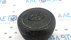 Подушка безопасности airbag в руль водительская Hyundai Tucson 22-26 черная, оплавлена