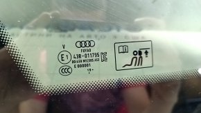 Форточка глухое стекло задняя левая Audi E-Tron 19-23 тонировка, хром, Quattro