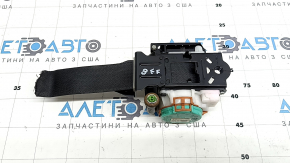 Водительский ремень безопасности Hyundai Tucson 22-26 черный, обрезанный ремень