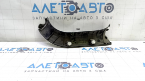 Обшивка двери багажника левая Lexus CT200h 11-17 черная, затерта, вмятина