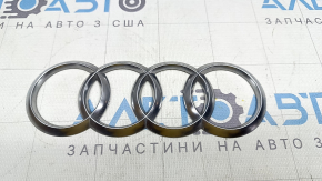 Эмблема значок двери багажника Audi E-Tron 19-23 хром, Quattro