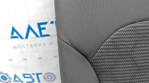 Rândul 2 de scaune din spate, partea superioară stânga, Kia Niro 17-22 HEV, PHEV combinat, gri, stofă, lovituri