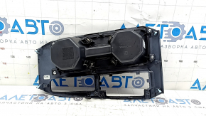 Ornamente console centrale pentru suporturi de pahare Honda Accord 23-24 negru lucios, cu suporturi de pahare, zgârieturi