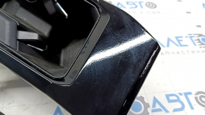 Ornamente console centrale pentru suporturi de pahare Honda Accord 23-24 negru lucios, cu suporturi de pahare, zgârieturi