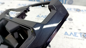 Ornamente console centrale pentru suporturi de pahare Honda Accord 23-24 negru lucios, cu suporturi de pahare, zgârieturi