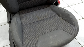 Пассажирское сидение Kia Niro 17-22 HEV, PHEV без AIRBAG, ткань, комбинированный серый, механическое, вмятины, царапины, под химчистку