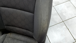 Пассажирское сидение Kia Niro 17-22 HEV, PHEV без AIRBAG, ткань, комбинированный серый, механическое, вмятины, царапины, под химчистку
