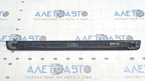 Ornament prag ușă față stânga Audi E-Tron 21-23 negru cu crom, adâncit