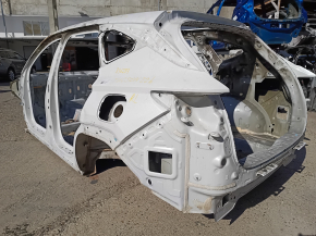 Четверть крыло задняя левая Hyundai Tucson 22-26 Korea на кузове, белая, вмятина, тычки