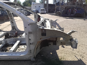 Sfert dreapta față Hyundai Tucson 22-25 1.6T HEV pe caroserie, alb
